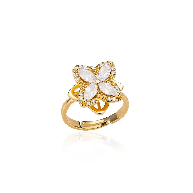 Sunflower Spinner Ring