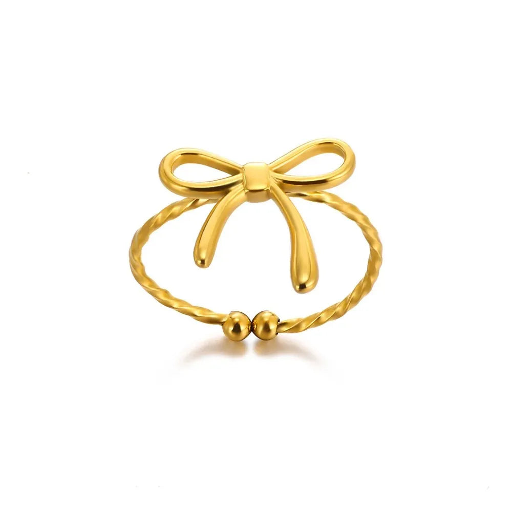 Golden Butterfly Open Ring