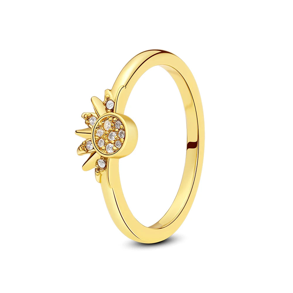 925 Sterling Silver Pavé Heart Ring