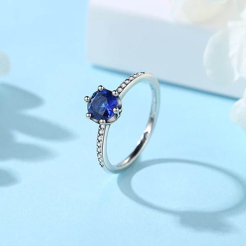 925 Sterling Silver Pavé Heart Ring