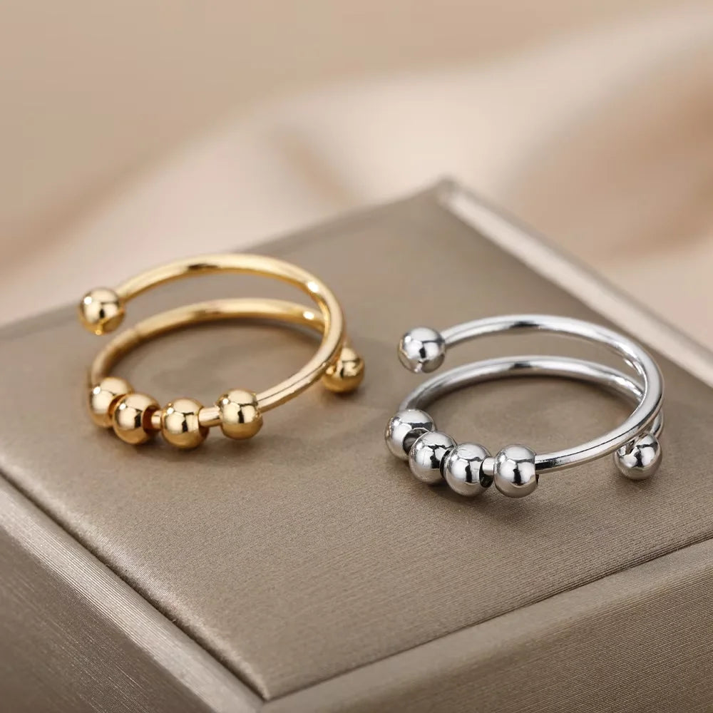 Sunflower Spinner Ring