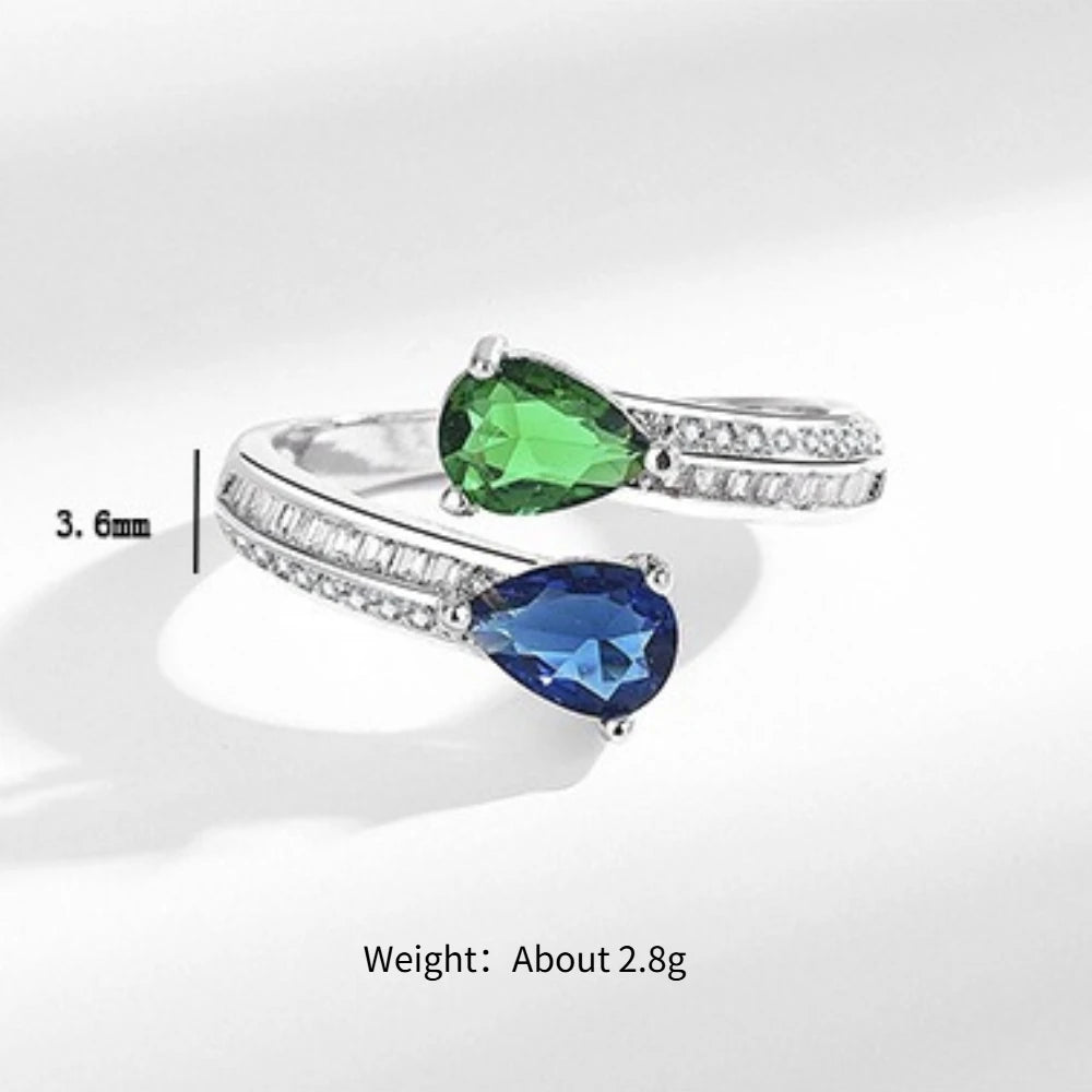 Ocean Zircon Ring