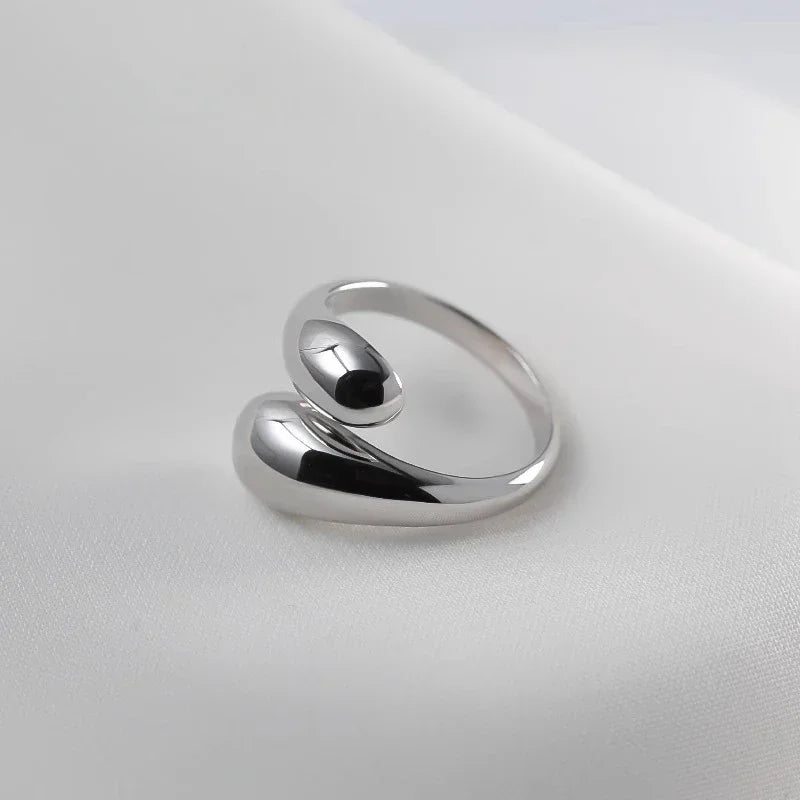 925 Sterling Silberring für Damen – Minimalistischer Offener Ring