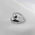 925 Sterling Silberring für Damen – Minimalistischer Offener Ring