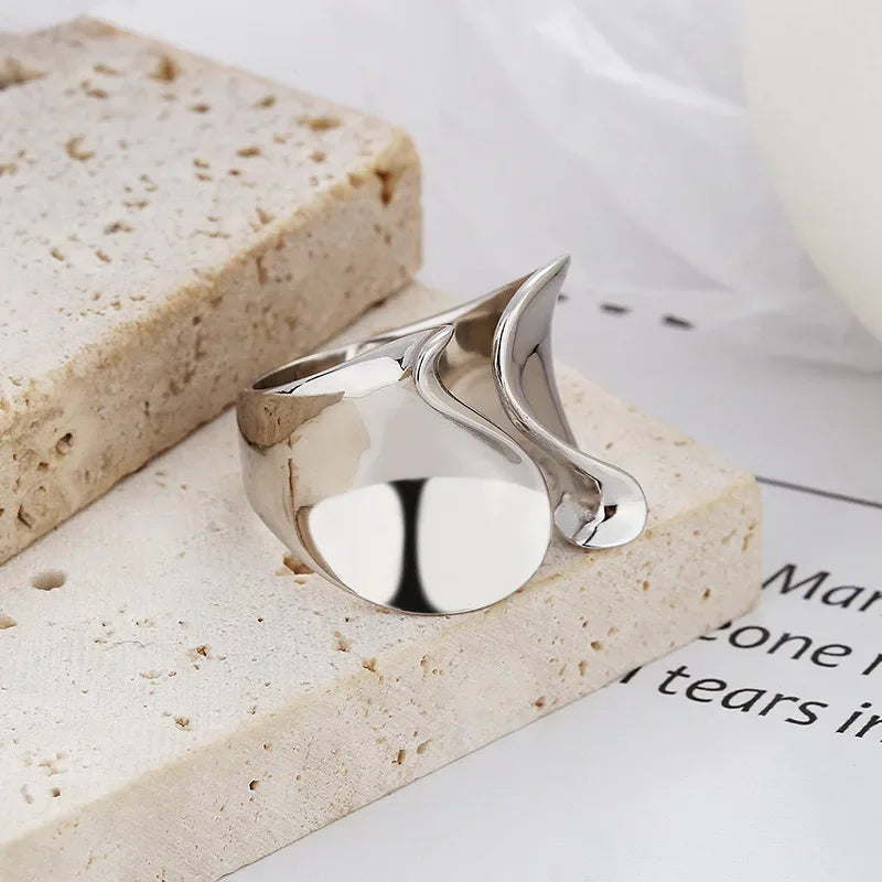 925 Sterling Silberring für Damen – Minimalistischer Offener Ring
