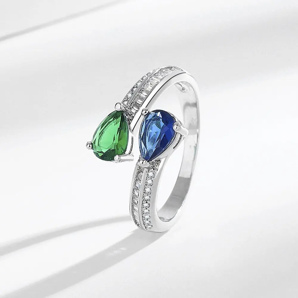 Ocean Zircon Ring