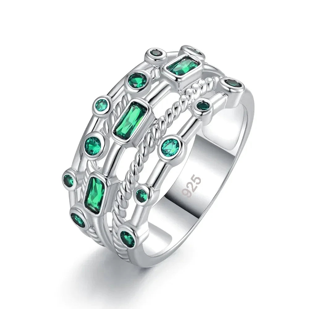 925 Sterling Silver Hollow Ring
