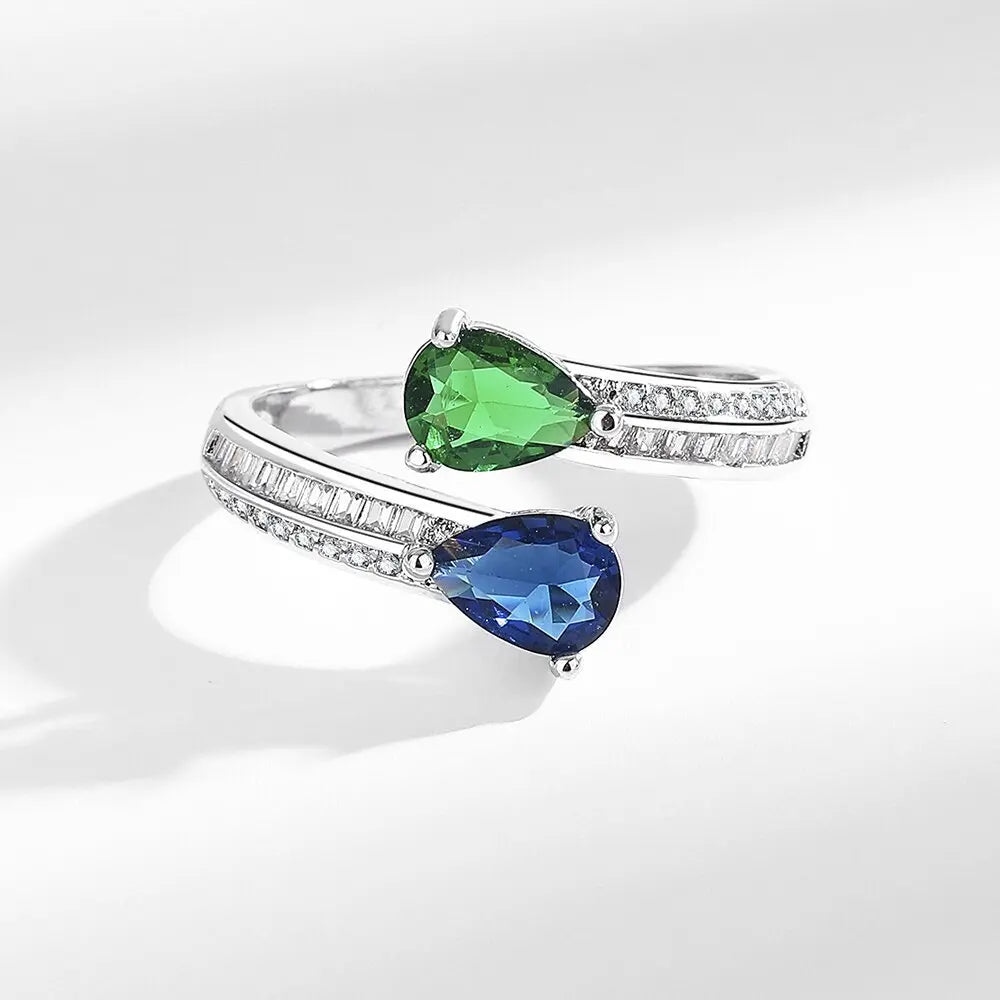 Ocean Zircon Ring