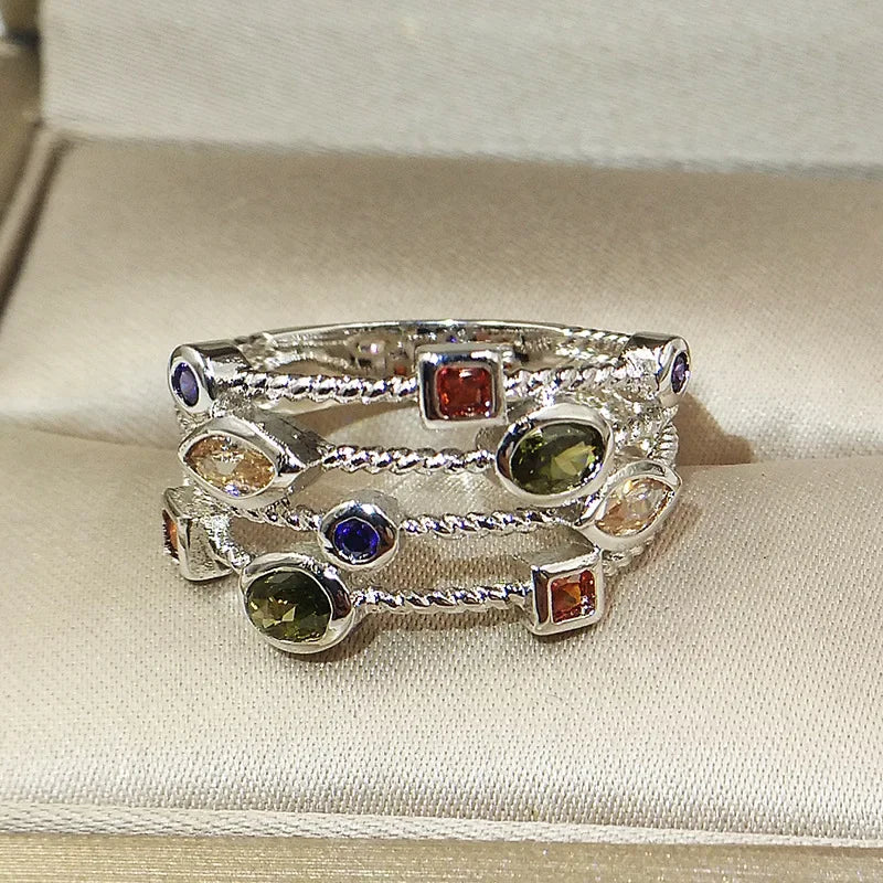 925 Sterling Silver Hollow Ring