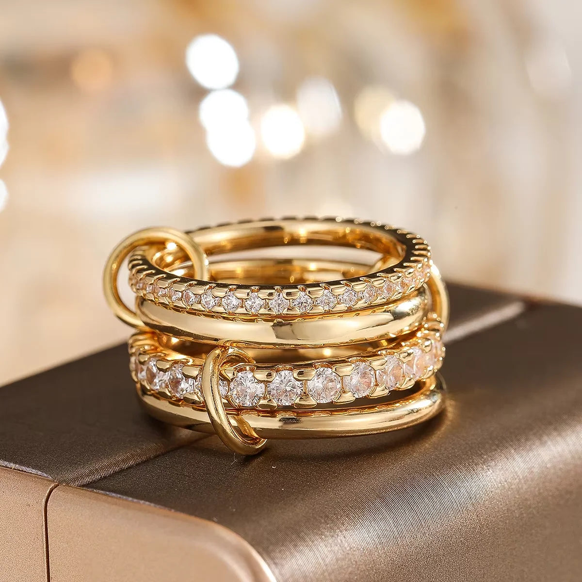 Dual Tone Stack Ring