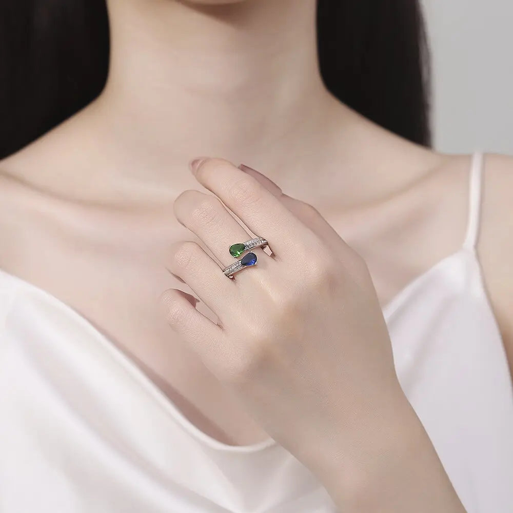 Ocean Zircon Ring