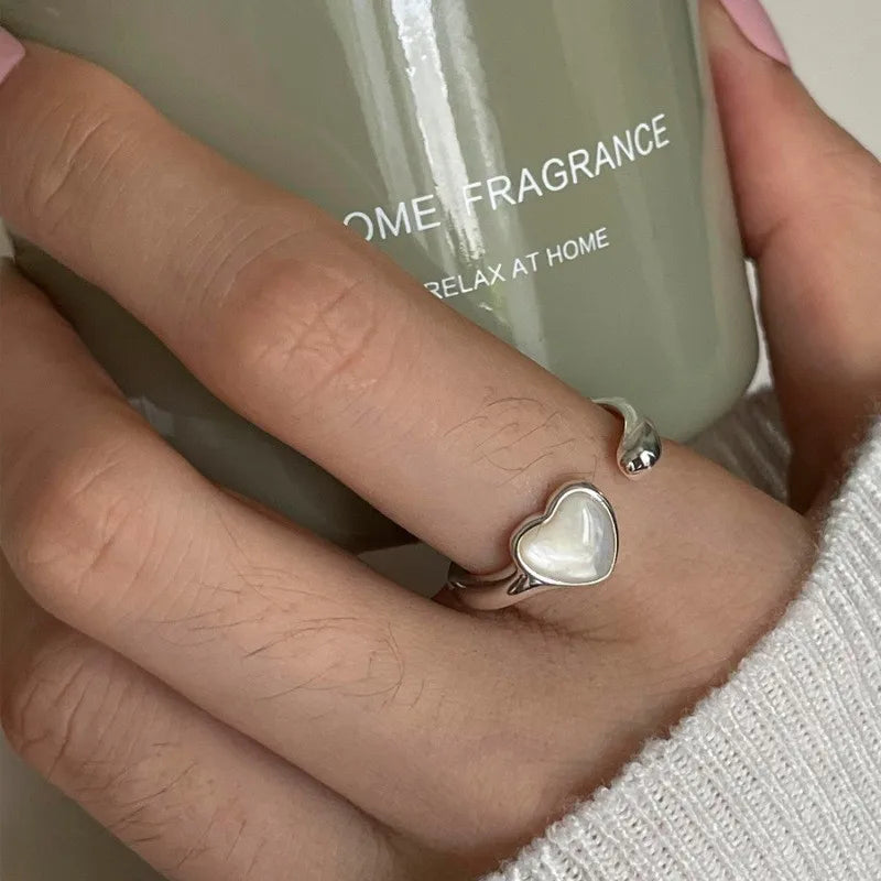 Sterling Silver Pearl Ring