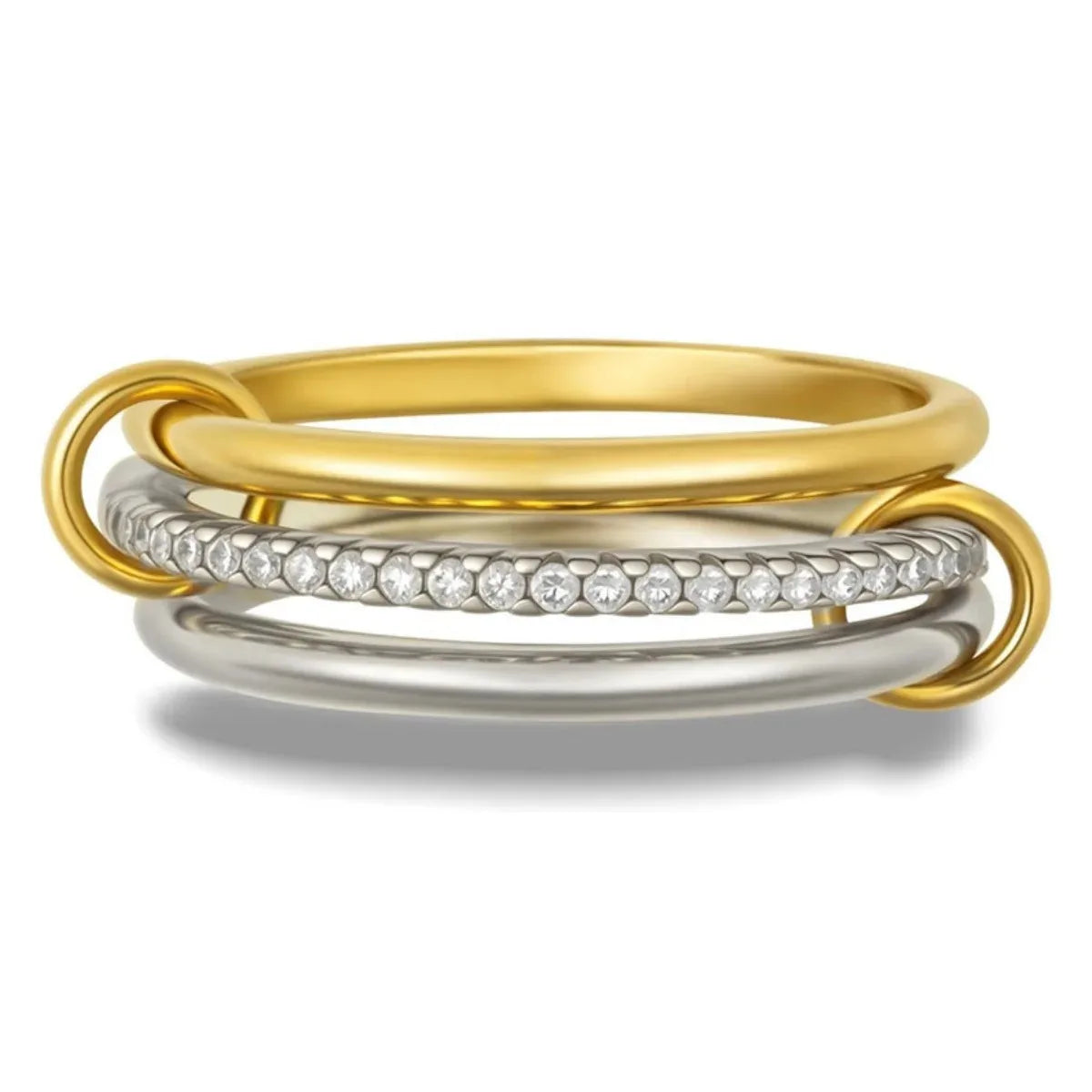 Dual Tone Stack Ring