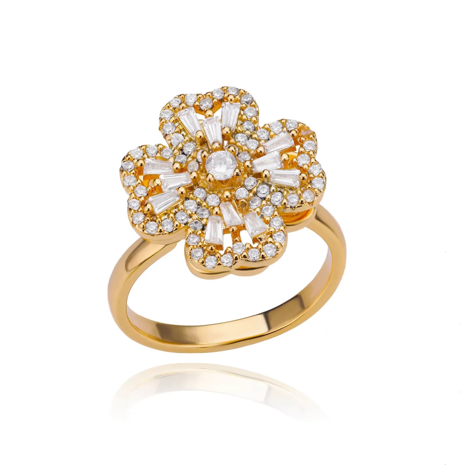 Sunflower Spinner Ring