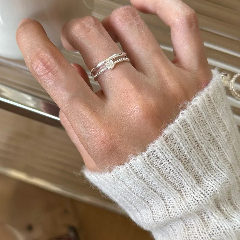 Sterling Silver Pearl Ring
