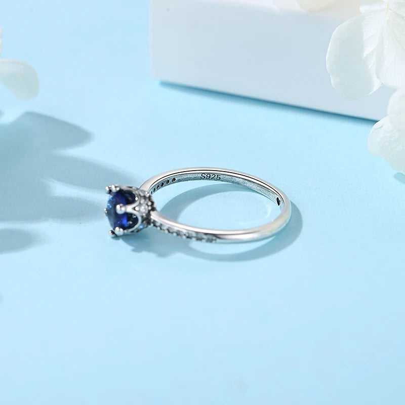 925 Sterling Silver Pavé Heart Ring