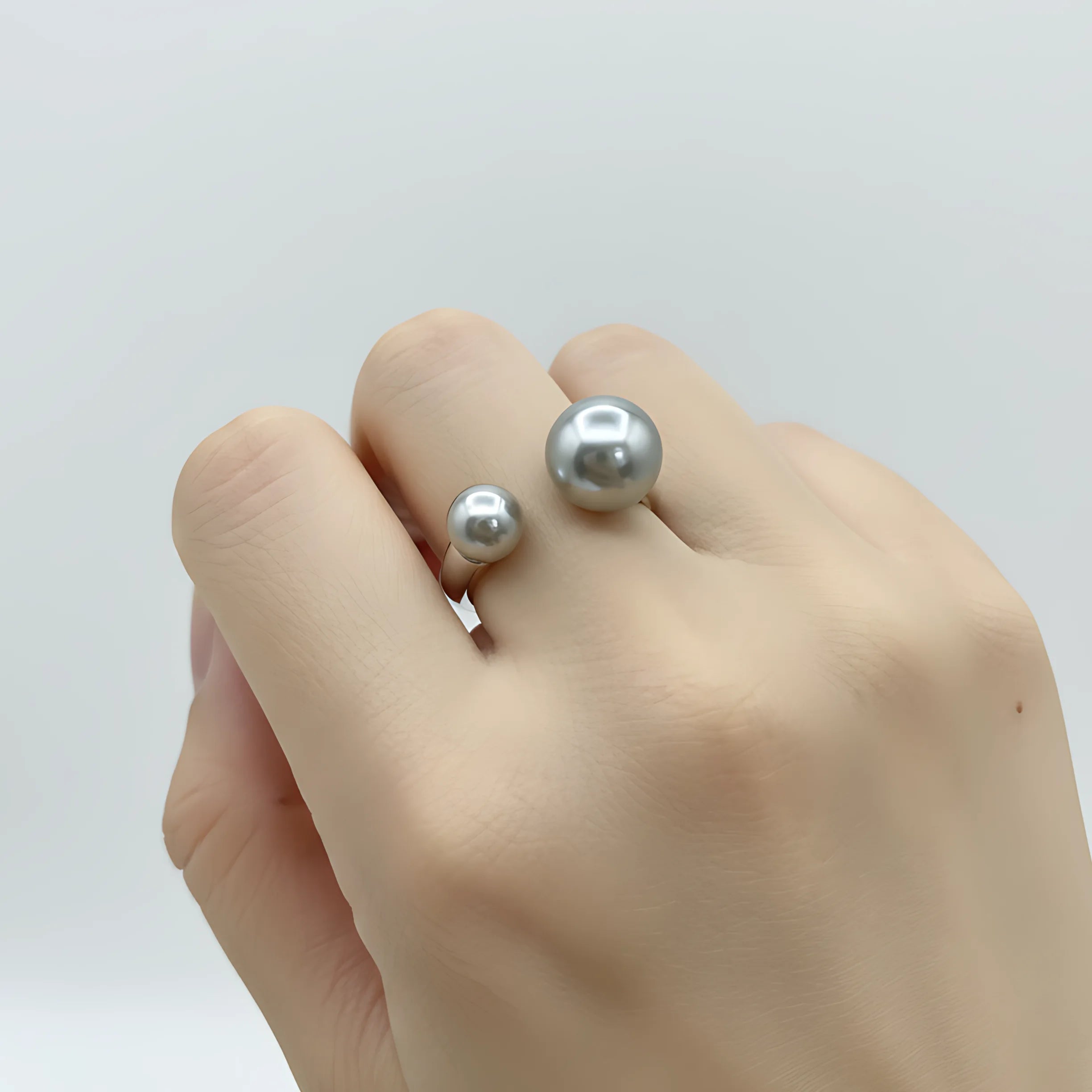 Sterling Silver Pearl Ring