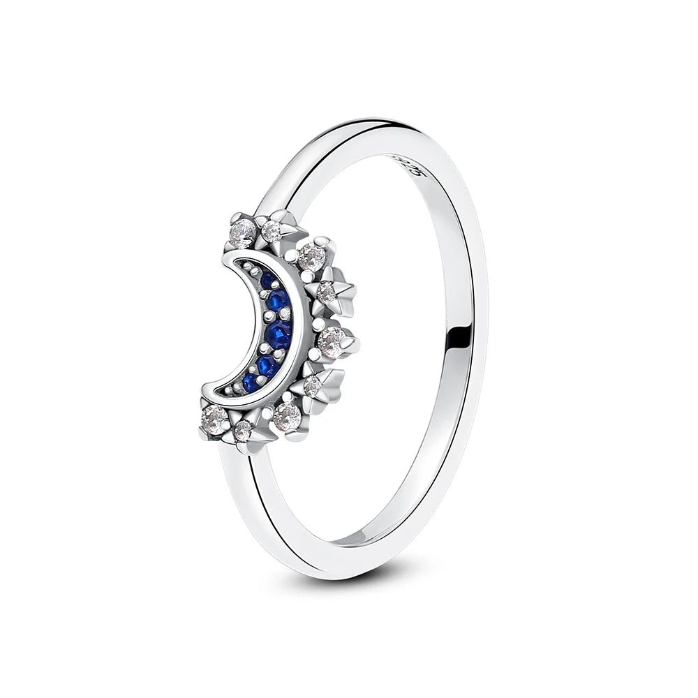 925 Sterling Silver Pavé Heart Ring