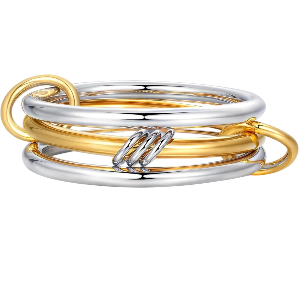 Dual Tone Stack Ring