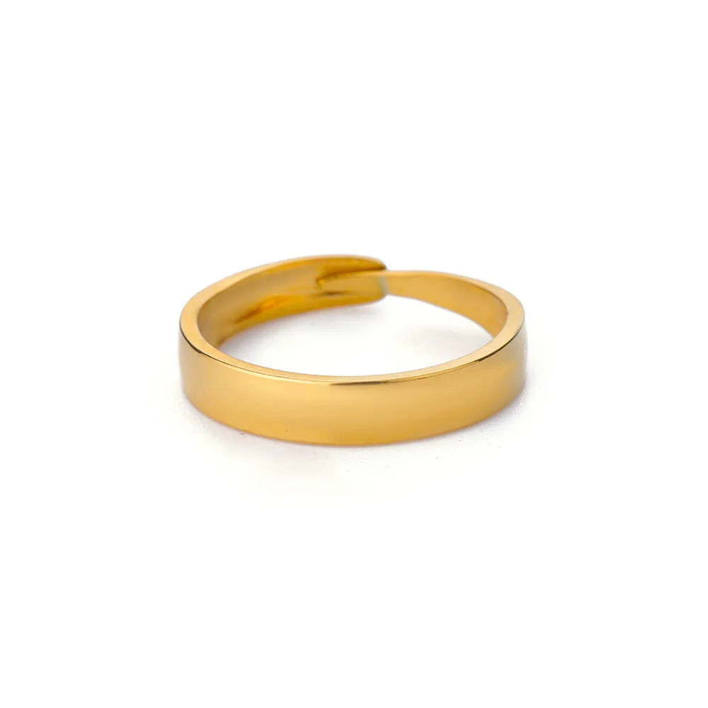 Golden Evil Eye Zircon Ring