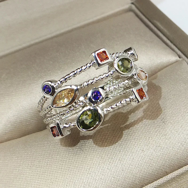 925 Sterling Silver Hollow Ring
