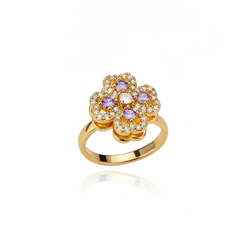 Sunflower Spinner Ring