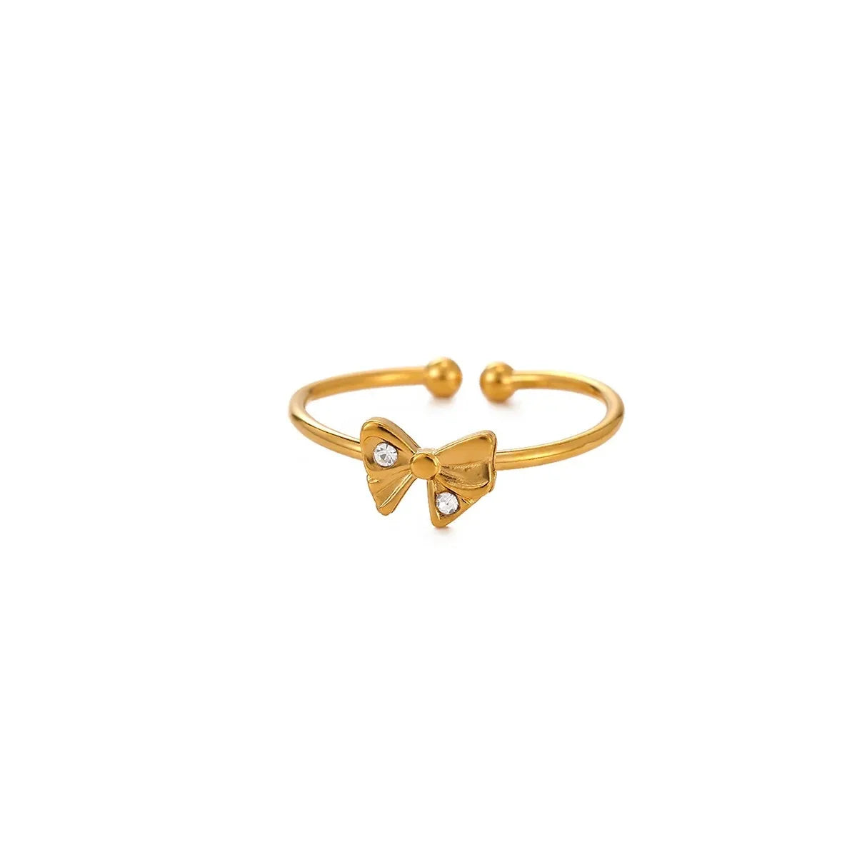 Golden Butterfly Open Ring