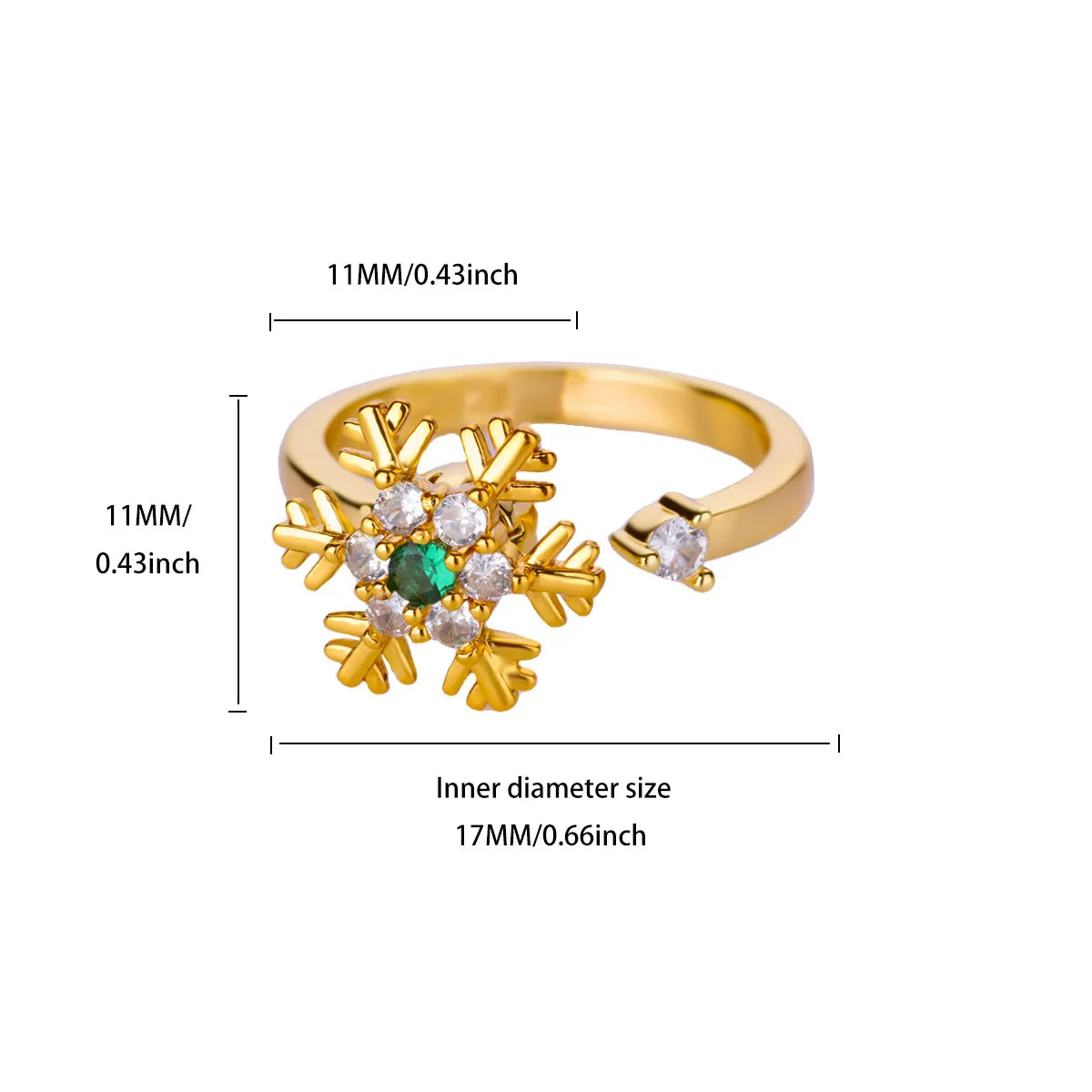 Sunflower Spinner Ring