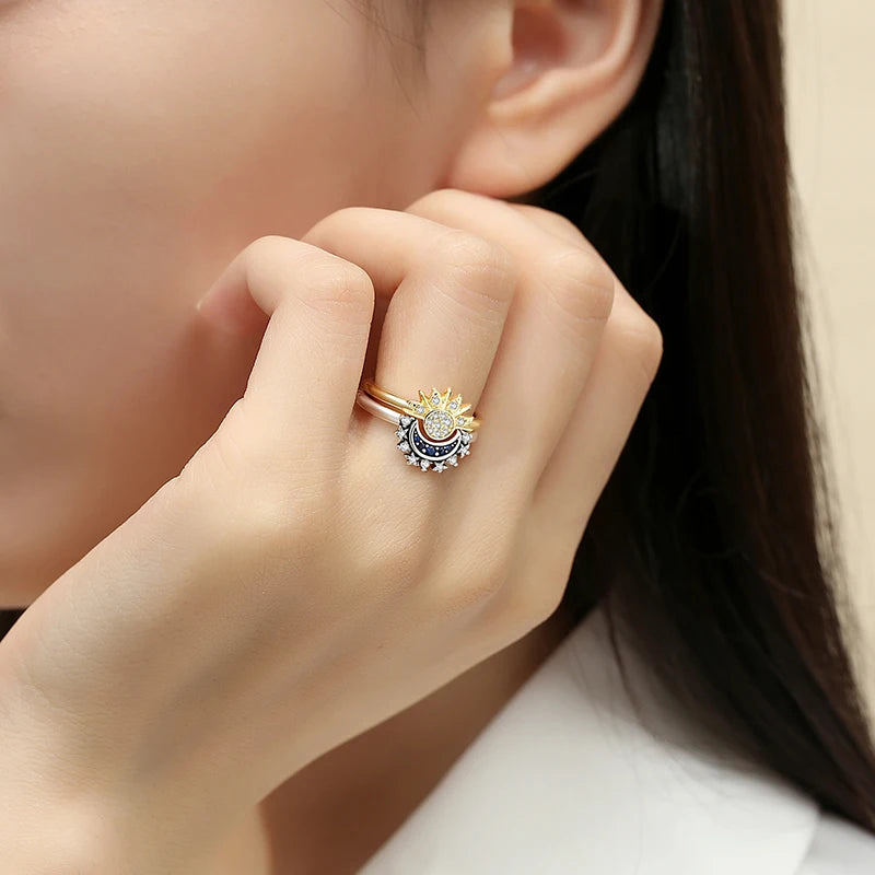 925 Sterling Silver Pavé Heart Ring