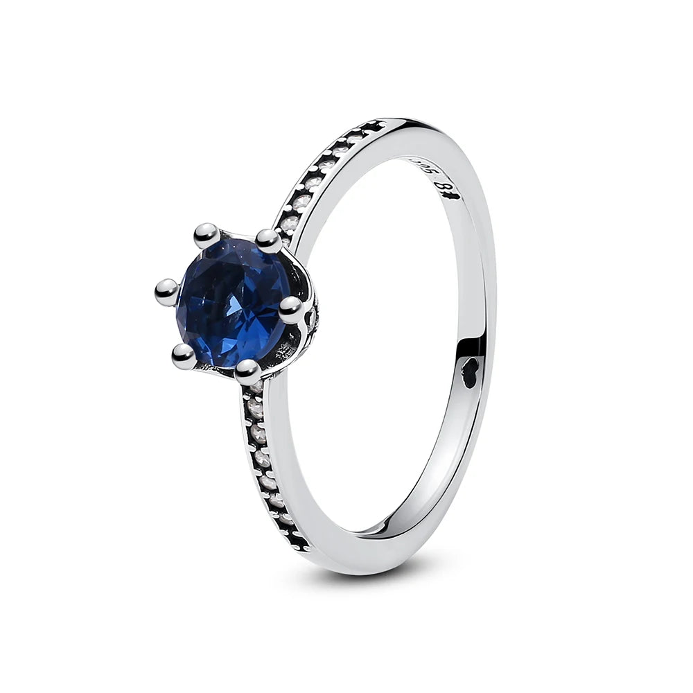 925 Sterling Silver Pavé Heart Ring