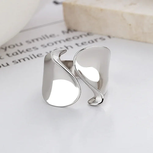 925 Sterling Silberring für Damen – Minimalistischer Offener Ring