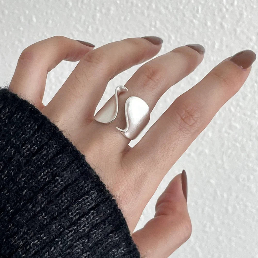 925 Sterling Silberring für Damen – Minimalistischer Offener Ring