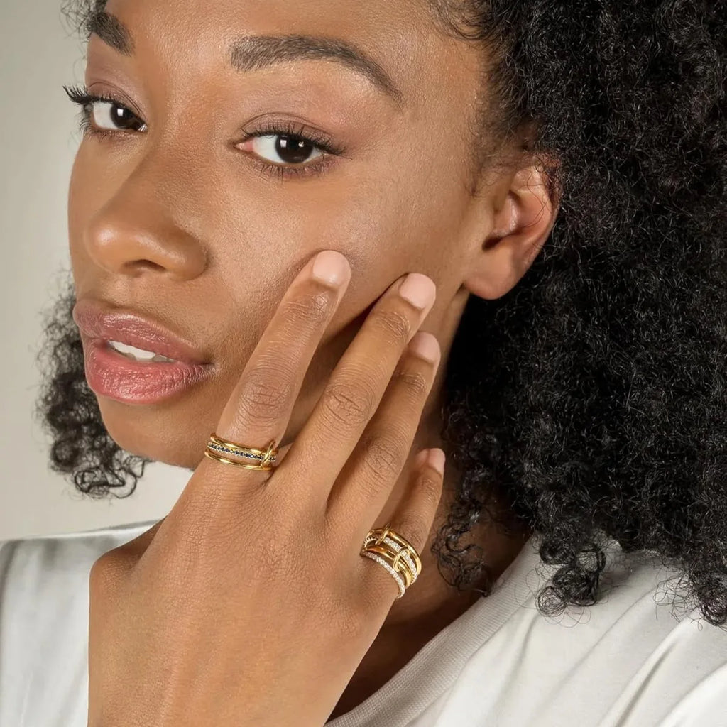 Dual Tone Stack Ring