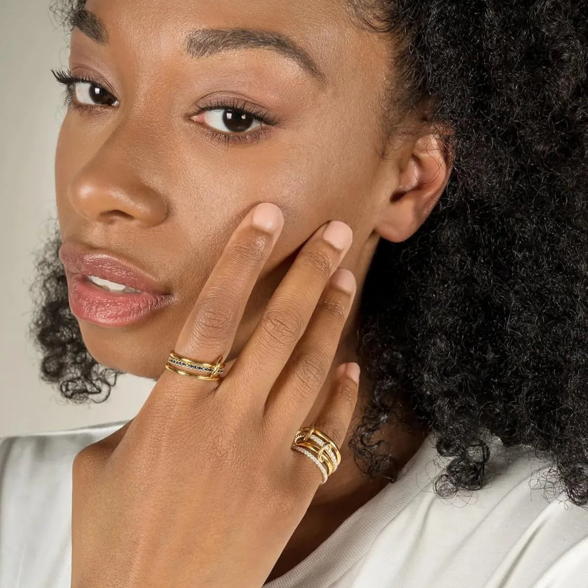 Dual Tone Stack Ring